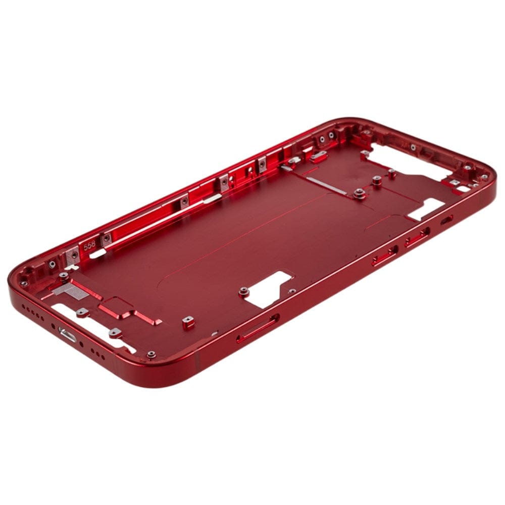 Pièce compatible Châssis Châssis intermédiaire seul iPhone 14 Rouge