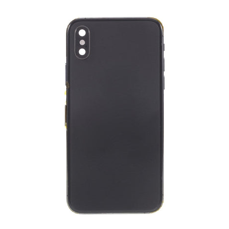 Pièce compatible Châssis Coque arrière complète iPhone Xs Noir