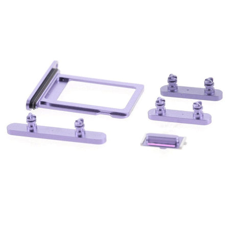 Pièce compatible Châssis Coque arrière iPhone 12 Mini Mauve