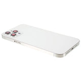 Pièce compatible Châssis Coque arrière iPhone 12 Pro Max Silver