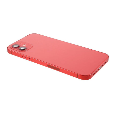 Pièce compatible Châssis Coque arrière iPhone 12 Rouge