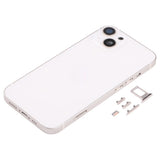 Pièce compatible Châssis Coque arrière iPhone 13 Blanc