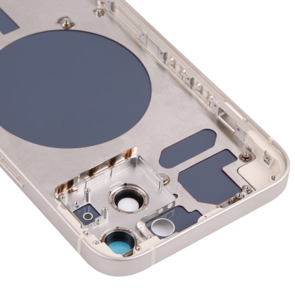 Pièce compatible Châssis Coque arrière iPhone 13 Blanc