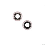 Pièce compatible Caméras Lentilles caméra arrière + contours iPhone 13 Mini Rose