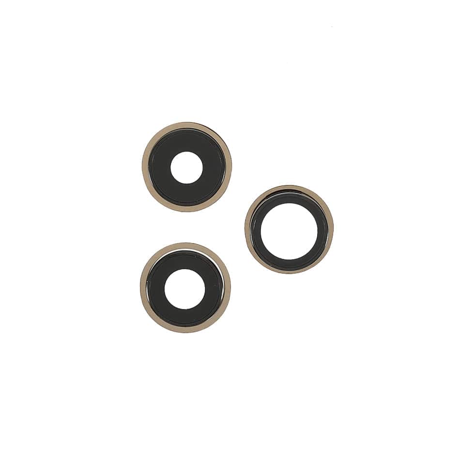 Pièce compatible Caméras Lentilles caméra arrière + contours iPhone 13 Pro Gold