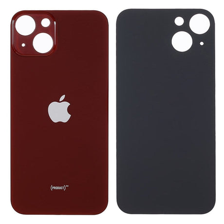Pièce compatible Vitres arrières Vitre arrière (Adhésif) iPhone 13 Mini Rouge