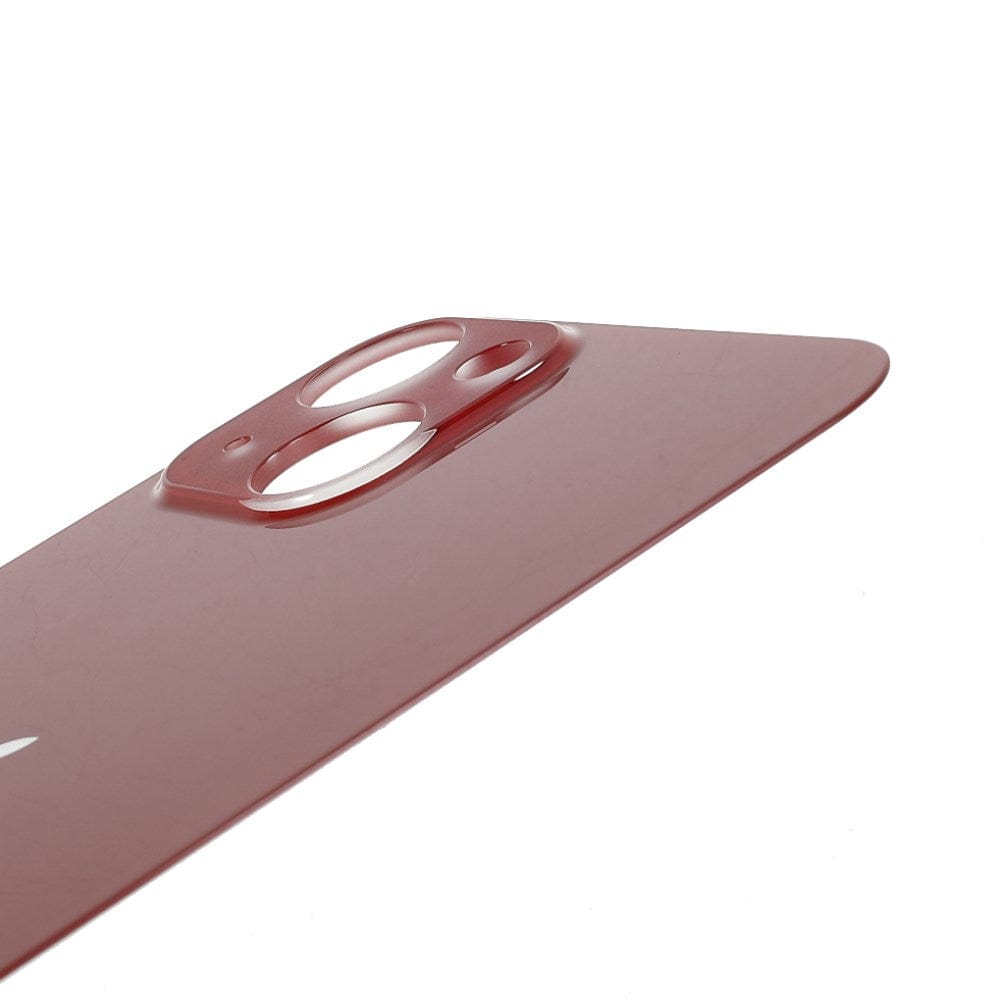 Pièce compatible Vitres arrières Vitre arrière (Adhésif) iPhone 13 Mini Rouge