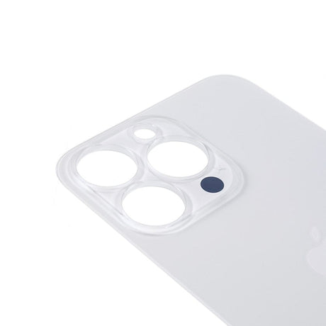 Pièce compatible Vitres arrières Vitre arrière (Adhésif) iPhone 13 Pro Blanc