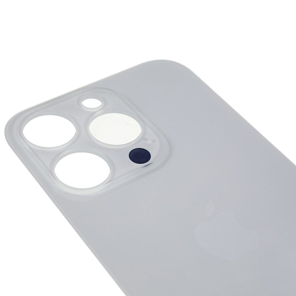 Pièce compatible Vitres arrières Vitre arrière (Adhésif) iPhone 14 Pro Max Blanc
