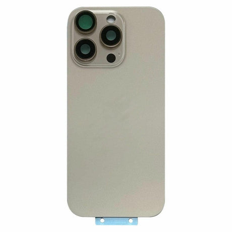 Livraison gratuite Vitres arrières Vitre arrière complète iPhone 16 Pro Max Gold (Avec MagSafe)