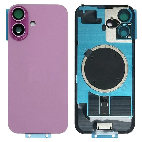 Livraison gratuite Vitres arrières Vitre arrière complète iPhone 16 Rose (Avec MagSafe)