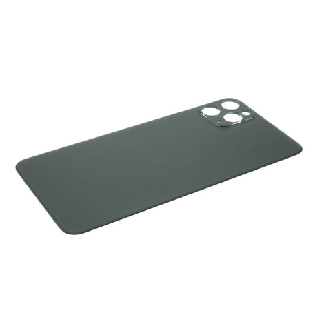 Livraison gratuite Vitres arrières Vitre arrière iPhone 11 Pro Max Vert (Big Hole)