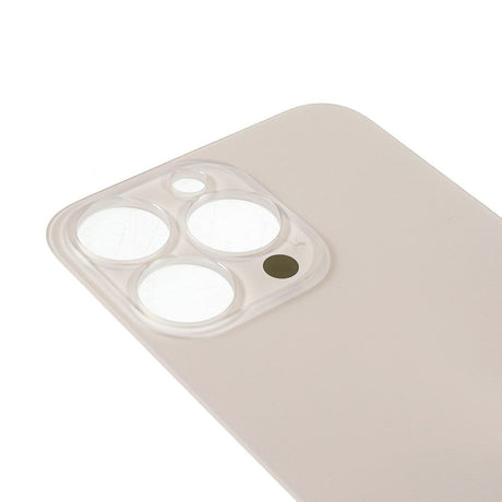Livraison gratuite Vitres arrières Vitre arrière iPhone 13 Pro Gold (Big Hole)