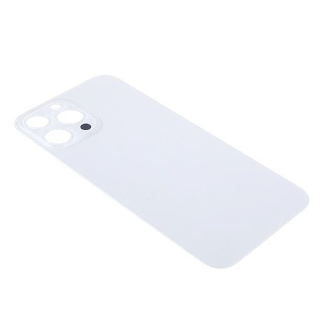 Livraison gratuite Vitres arrières Vitre arrière iPhone 13 Pro Max Blanc (Big Hole)