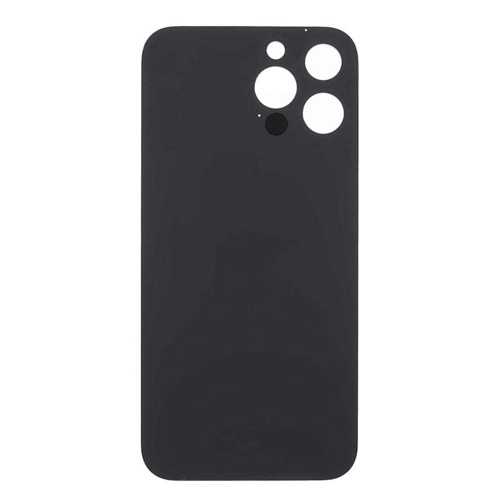 Livraison gratuite Vitres arrières Vitre arrière iPhone 13 Pro Max Noir (Big Hole)