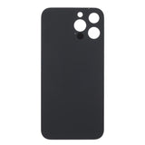 Livraison gratuite Vitres arrières Vitre arrière iPhone 13 Pro Max Noir (Big Hole)