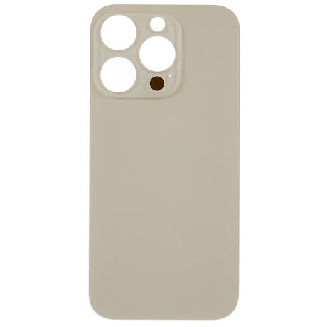Livraison gratuite Vitres arrières Vitre arrière iPhone 14 Pro Gold (Big Hole)