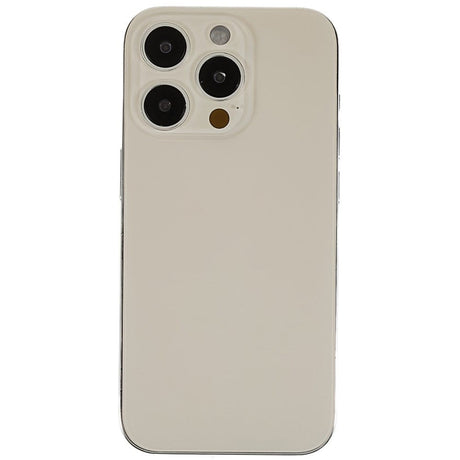 Livraison gratuite Vitres arrières Vitre arrière iPhone 14 Pro Gold (Big Hole)