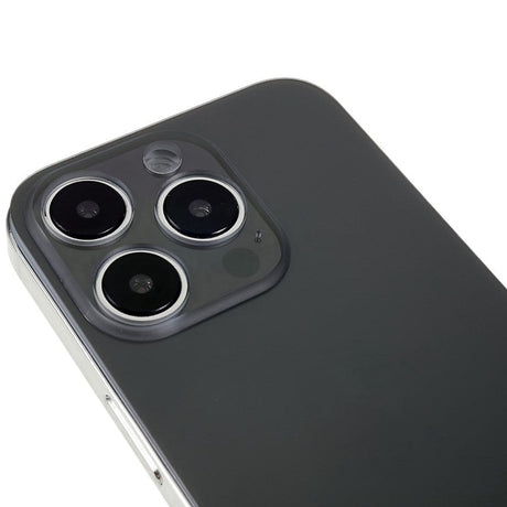 Livraison gratuite Vitres arrières Vitre arrière iPhone 14 Pro Max Noir (Big Hole)