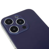 Livraison gratuite Vitres arrières Vitre arrière iPhone 14 Pro Max Violet intense (Big Hole)