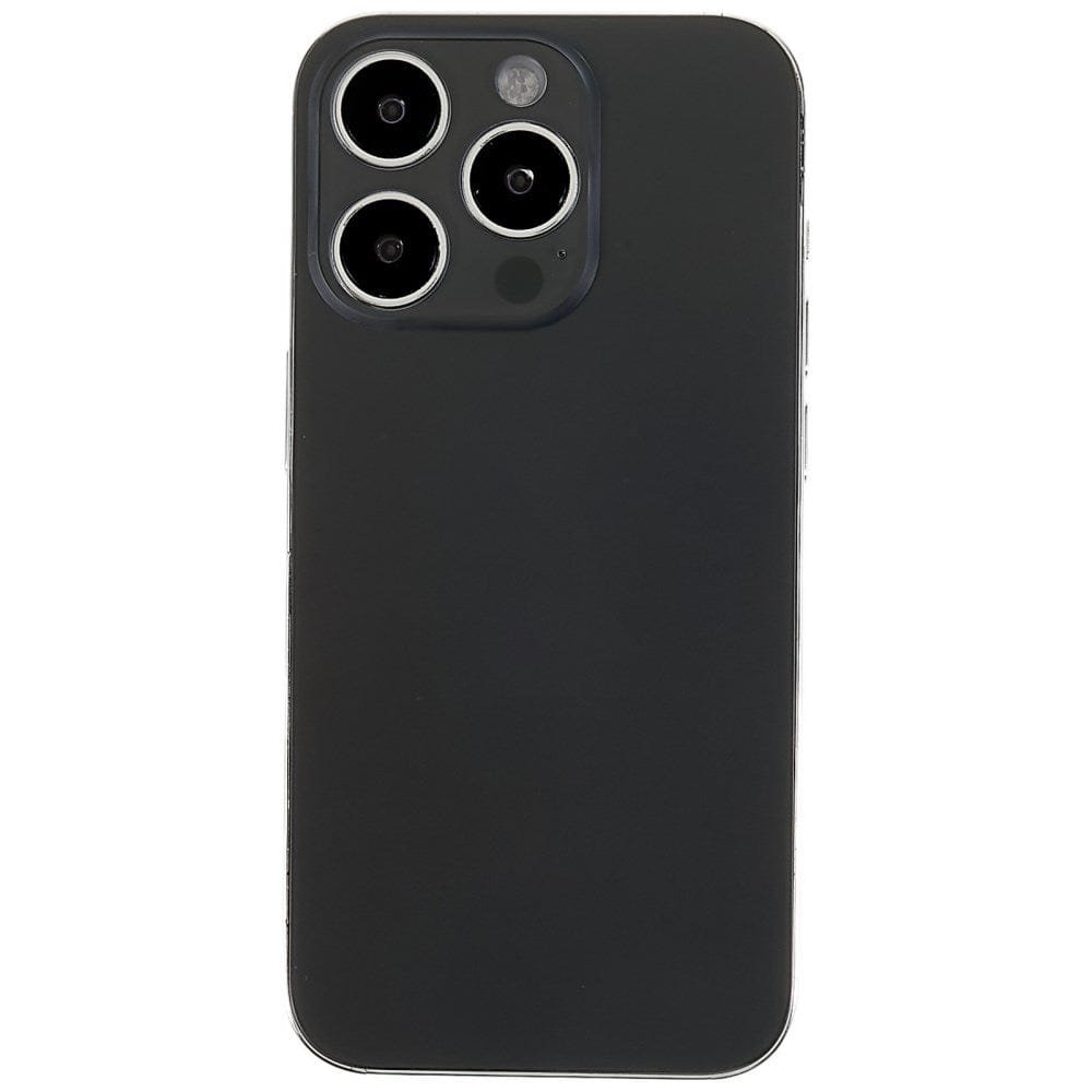 Livraison gratuite Vitres arrières Vitre arrière iPhone 14 Pro Noir (Big Hole)
