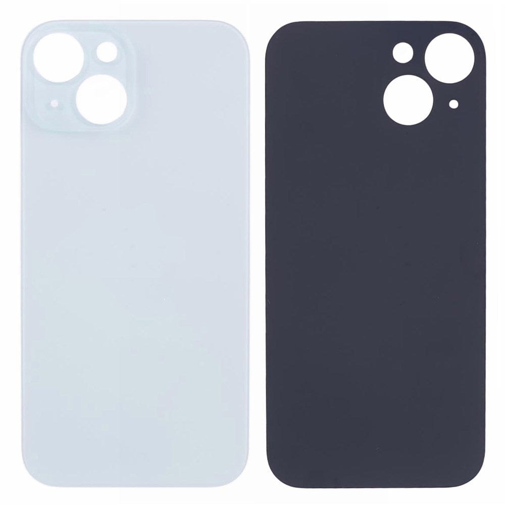 Livraison gratuite Vitres arrières Vitre arrière iPhone 15 Bleu (Big Hole)