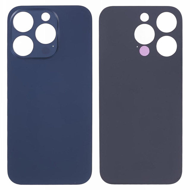 Livraison gratuite Vitres arrières Vitre arrière iPhone 15 Pro Bleu (Big Hole)