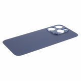 Livraison gratuite Vitres arrières Vitre arrière iPhone 15 Pro Bleu (Big Hole)