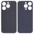 Livraison gratuite Vitres arrières Vitre arrière iPhone 15 Pro Noir (Big Hole)