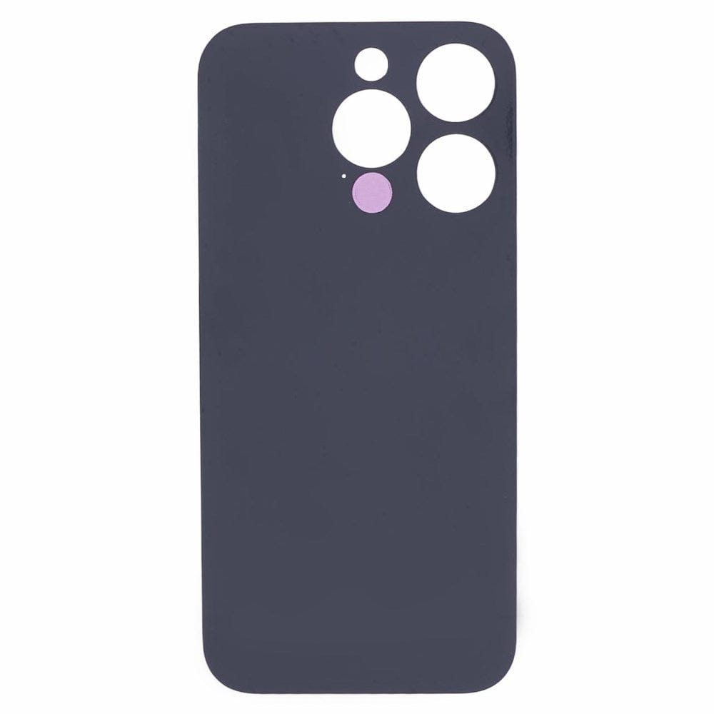 Livraison gratuite Vitres arrières Vitre arrière iPhone 15 Pro Noir (Big Hole)