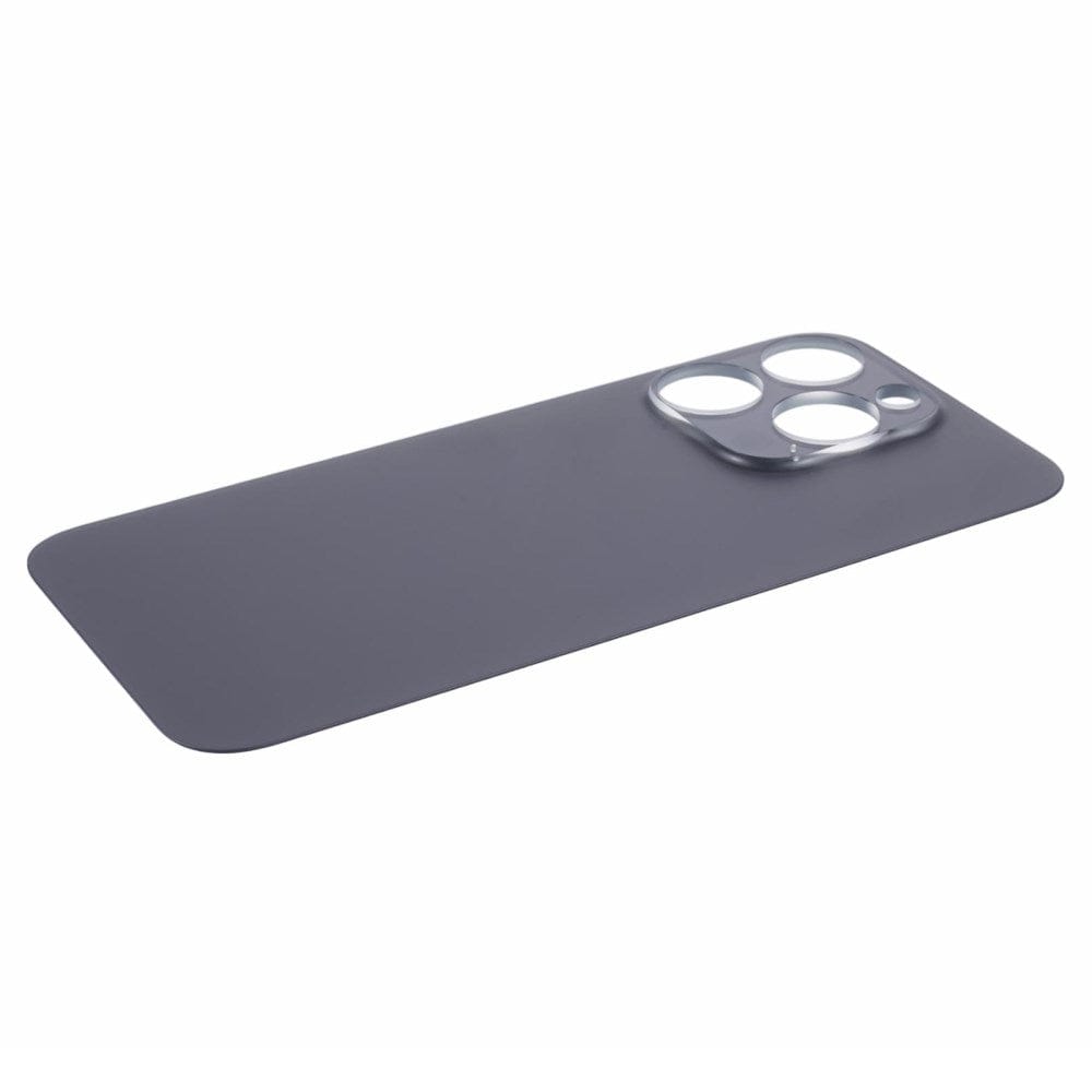 Livraison gratuite Vitres arrières Vitre arrière iPhone 15 Pro Noir (Big Hole)