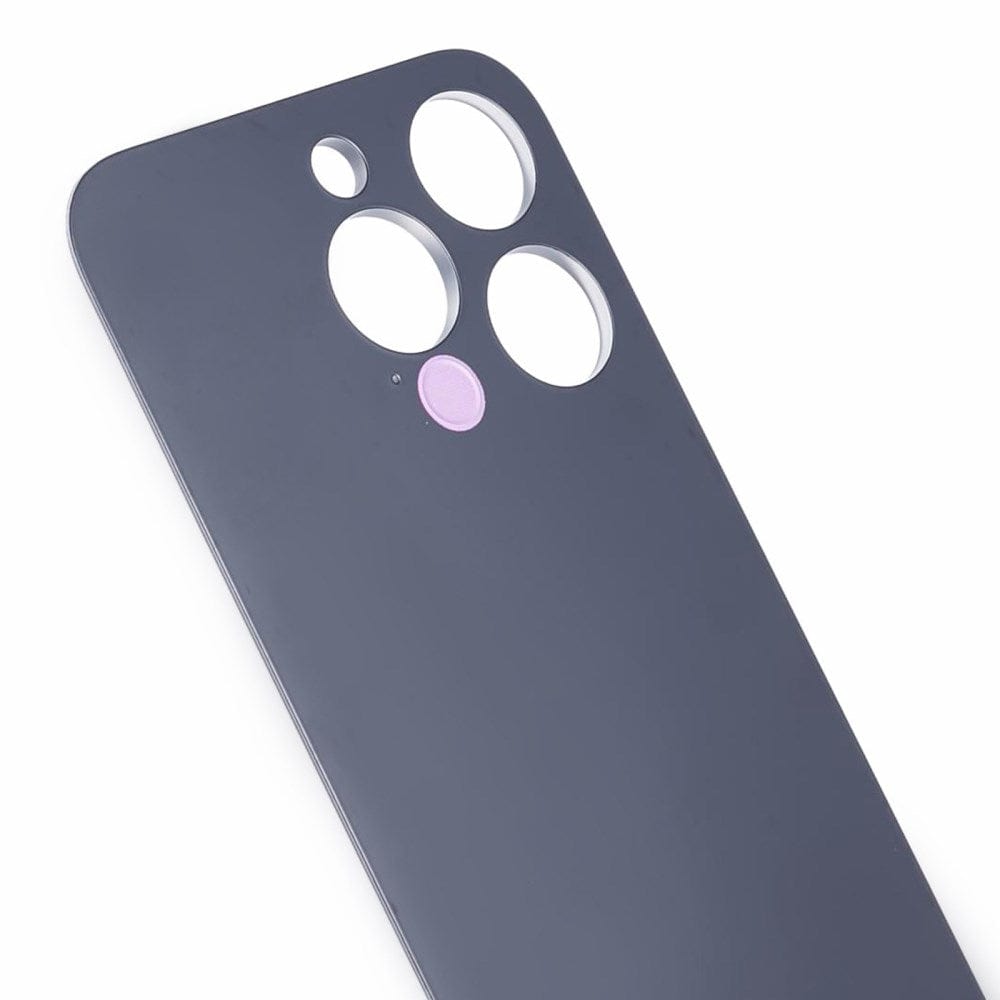 Livraison gratuite Vitres arrières Vitre arrière iPhone 15 Pro Noir (Big Hole)