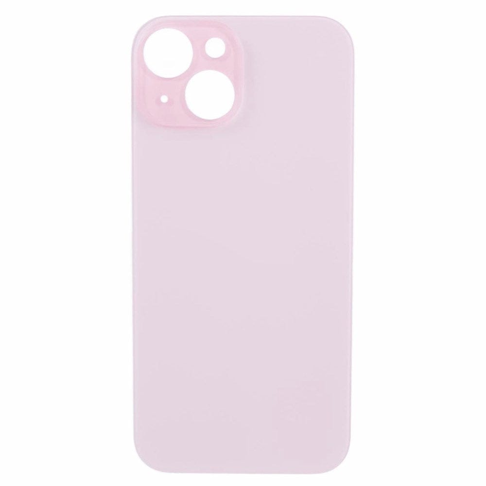 Livraison gratuite Vitres arrières Vitre arrière iPhone 15 Rose (Big Hole)