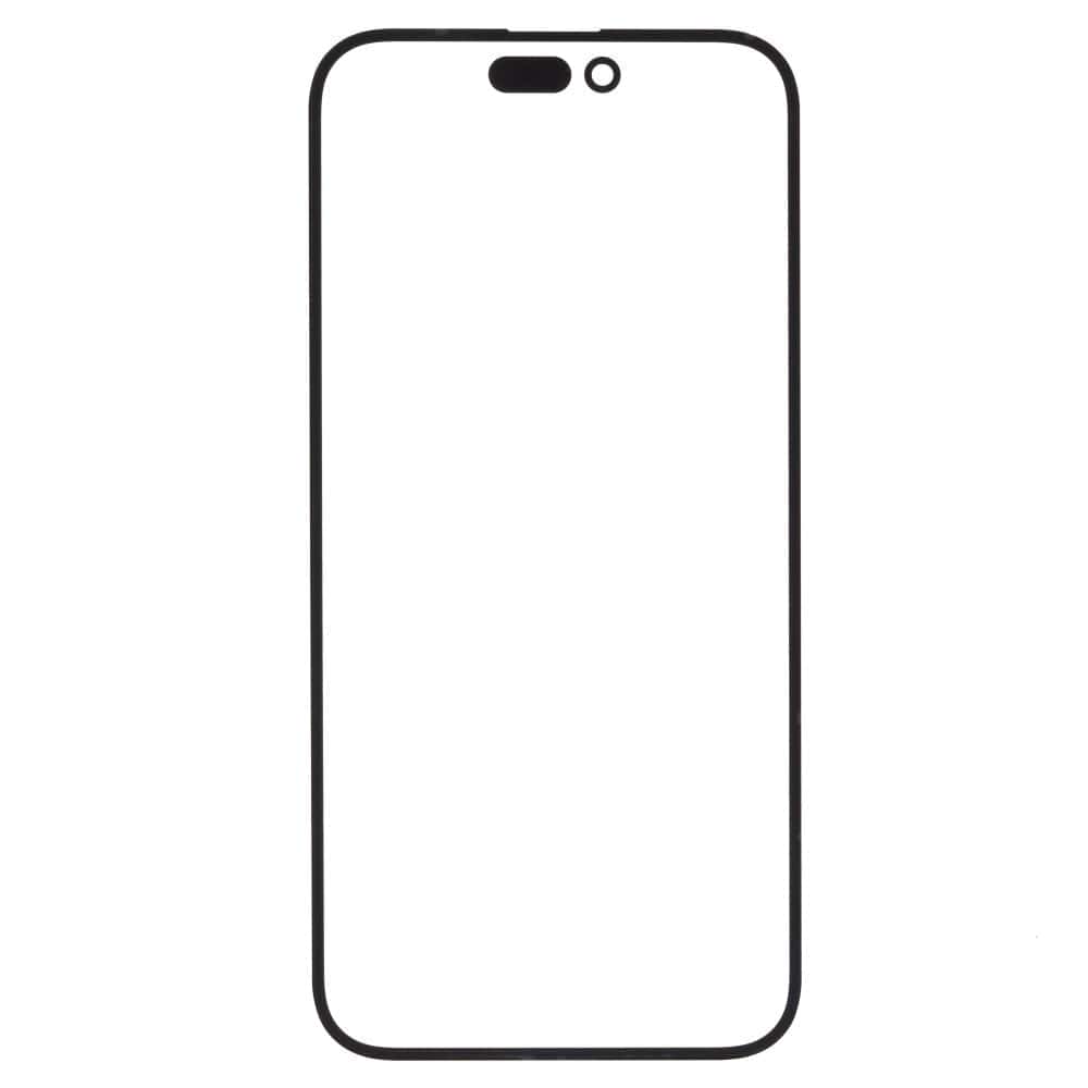Pièce compatible Écrans Vitre avant seule + film OCA iPhone 14 Pro Max