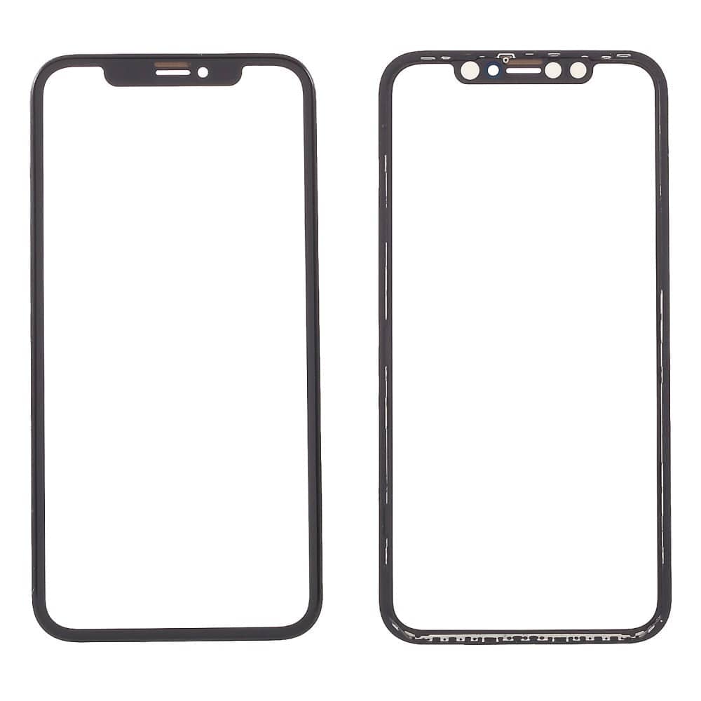 Pièce compatible Écrans Vitre avant seule iPhone Xr Noir