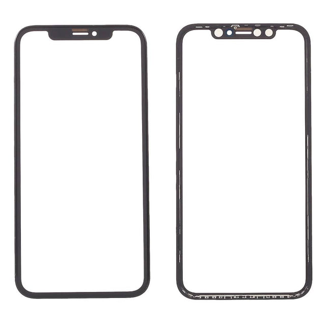 Pièce compatible Écrans Vitre avant seule iPhone Xr Noir