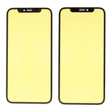 Pièce compatible Écrans Vitre avant seule iPhone Xs Noir
