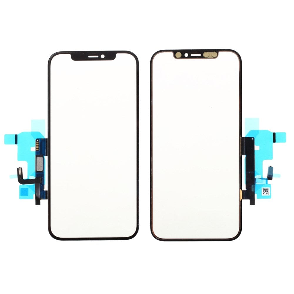 Pièce compatible Écrans Vitre avant tactile iPhone 12 Pro Noir