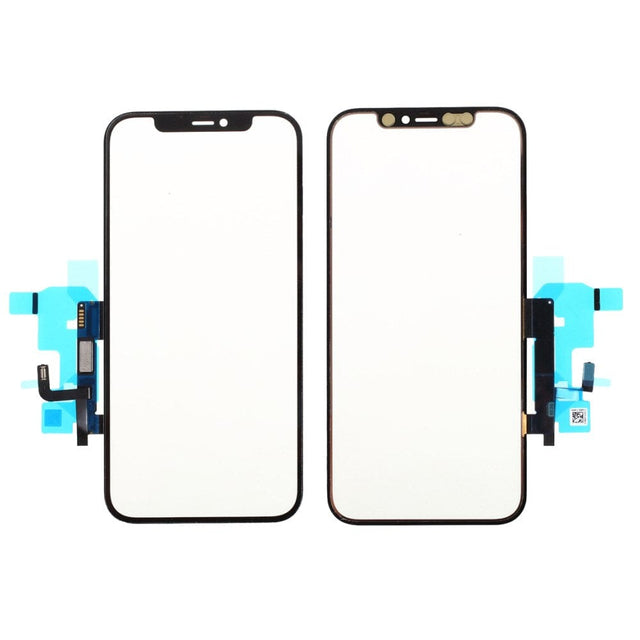 Pièce compatible Écrans Vitre avant tactile iPhone 12 Pro Noir