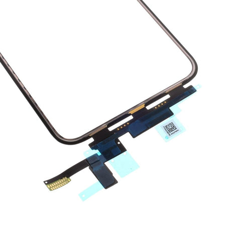 Pièce compatible Écrans Vitre avant tactile iPhone X Noir