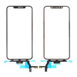 Pièce compatible Écrans Vitre avant tactile iPhone Xs Max Noir
