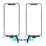 Pièce compatible Écrans Vitre avant tactile iPhone Xs Max Noir