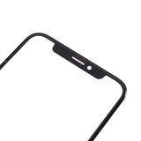 Pièce compatible Écrans Vitre avant tactile iPhone Xs Noir