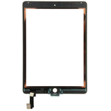 Pièce compatible Écrans Vitre tactile + connecteur iPad Air 2 Blanc