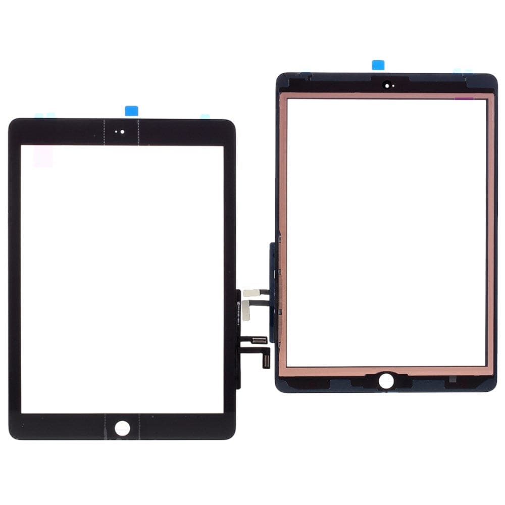 Pièce compatible Écrans Vitre tactile + connecteur iPad Air Noir
