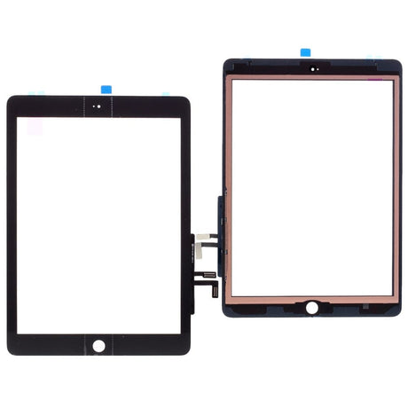 Pièce compatible Écrans Vitre tactile + connecteur iPad Air Noir